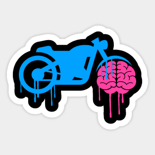 Brain Bike Sticker